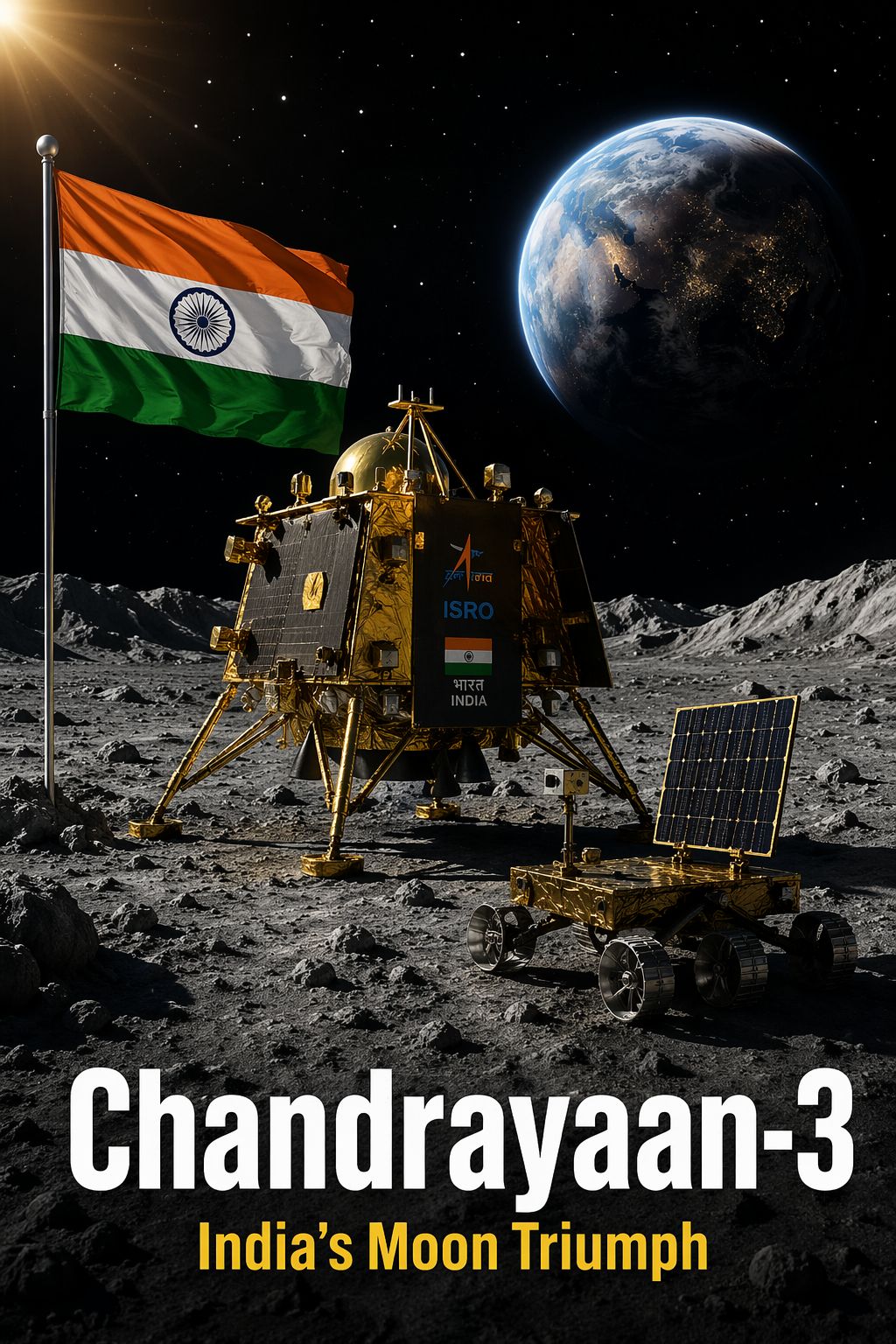 Chandrayaan-3: India's Historic Moon Mission – Complete Guide for UPSC & SSC – featured image for exam preparation blog