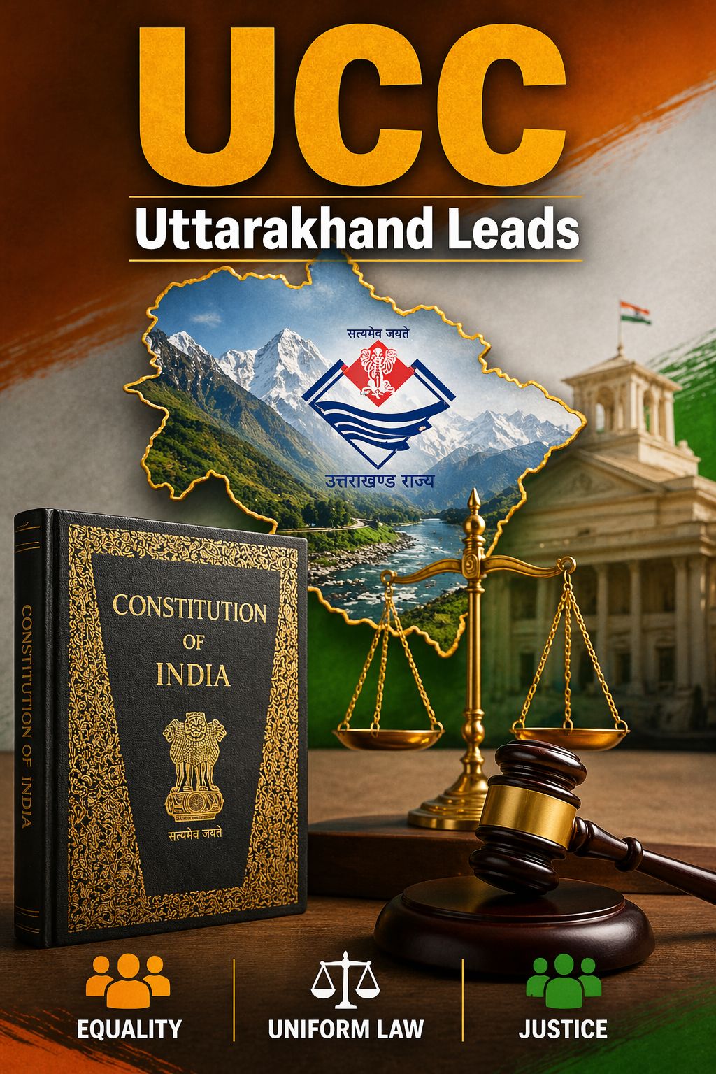 Uniform Civil Code (UCC): Uttarakhand First State to Implement – Complete Guide for UPSC – featured image for exam preparation blog