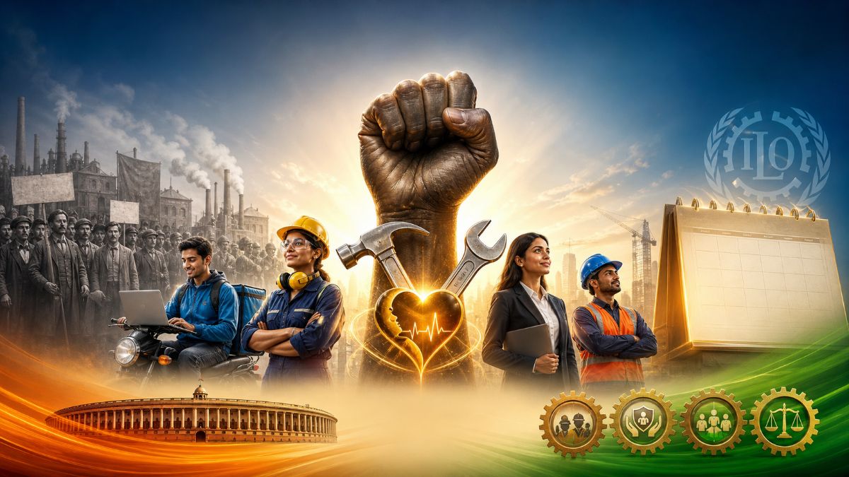 International Labour Day 2026 | अंतर्राष्ट्रीय श्रमिक दिवस: Theme, History, ILO & India's Labour Codes – featured image for exam preparation blog