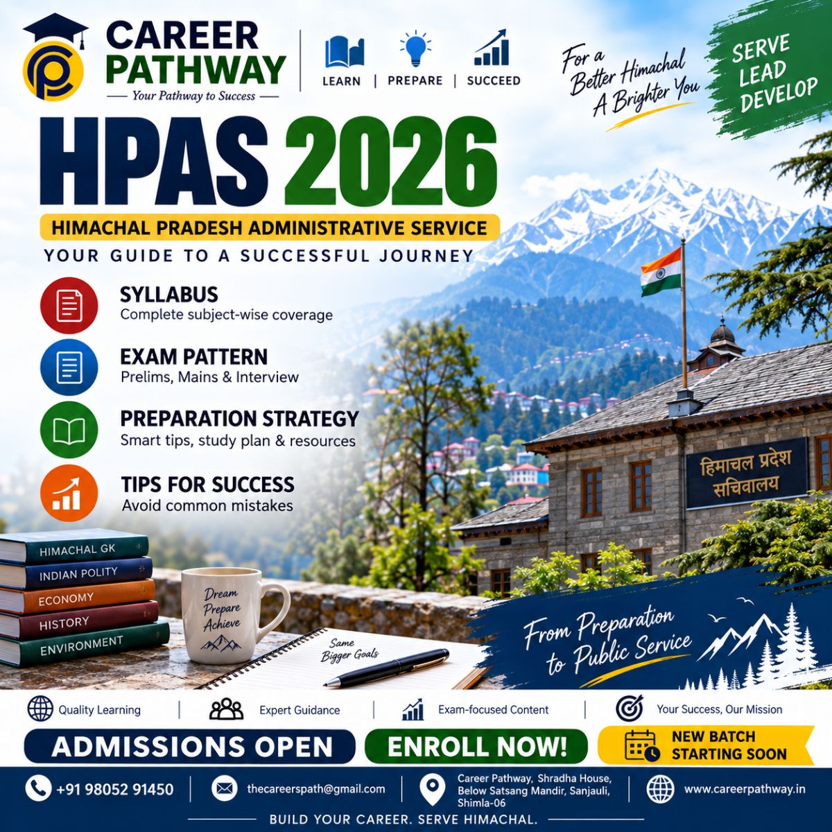 HPAS 2026 : Syllabus, Pattern & Preparation Strategy – featured image for exam preparation blog