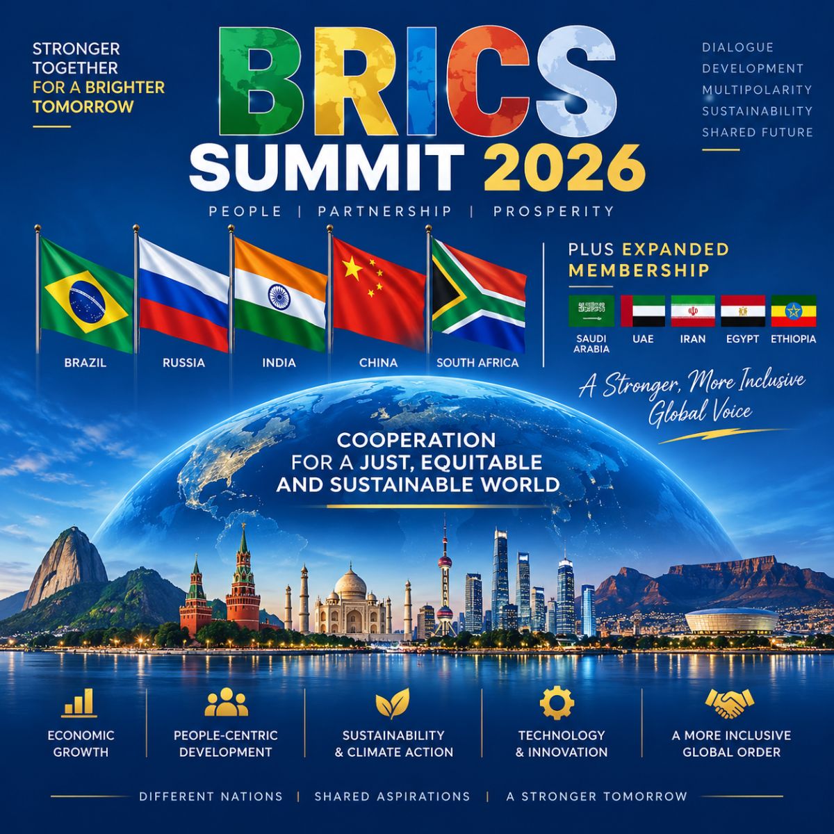 BRICS Summit 2026 | Complete Current Affairs + Static GK | UPSC & HAS Exam – blog post featured image